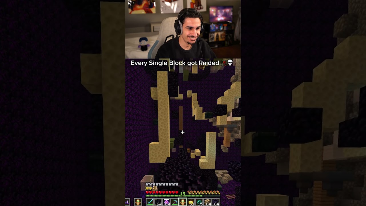 Every Single Block of his Base is Raided..