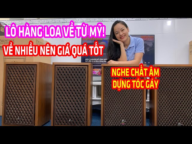 Lô Hàng Loa Từ MỸ Vừa Về! Huyền Thoại Loa Cổ chuyên trị Nhạc Vàng GIÁ RẺ CỰC SỐC! Sansui SP 2500