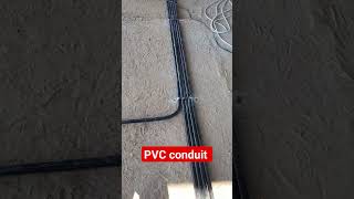 PVC conduit viral video youtubeshorts construction @ElectricalWorkCenter