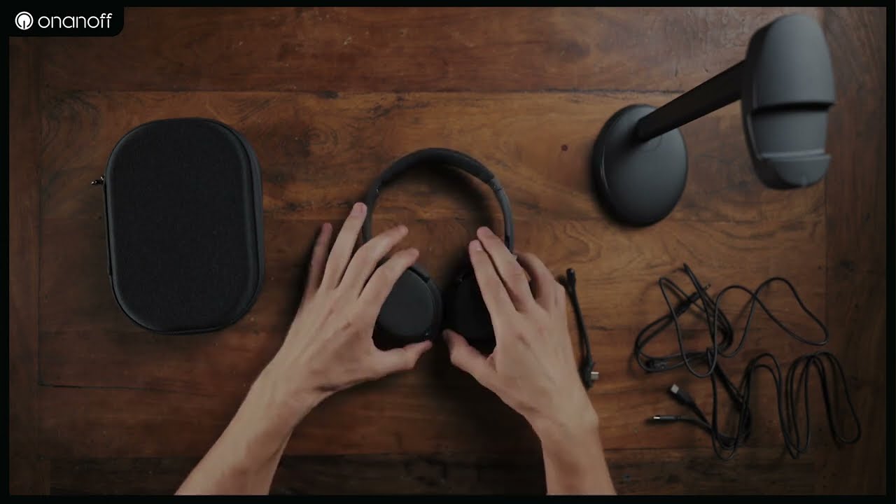 ONANOFF FOKUS+ Hybrid ANC Headphones Unboxing