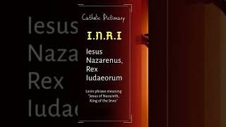 INRI#yoodanmarude rajavaya eeshoye#catholic#dailyprayer