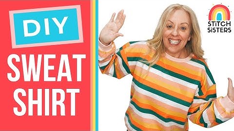 Free Sweatshirt Sewing Pattern | How To Draft A Sweatshirt Pattern | Making A Sweatshirt