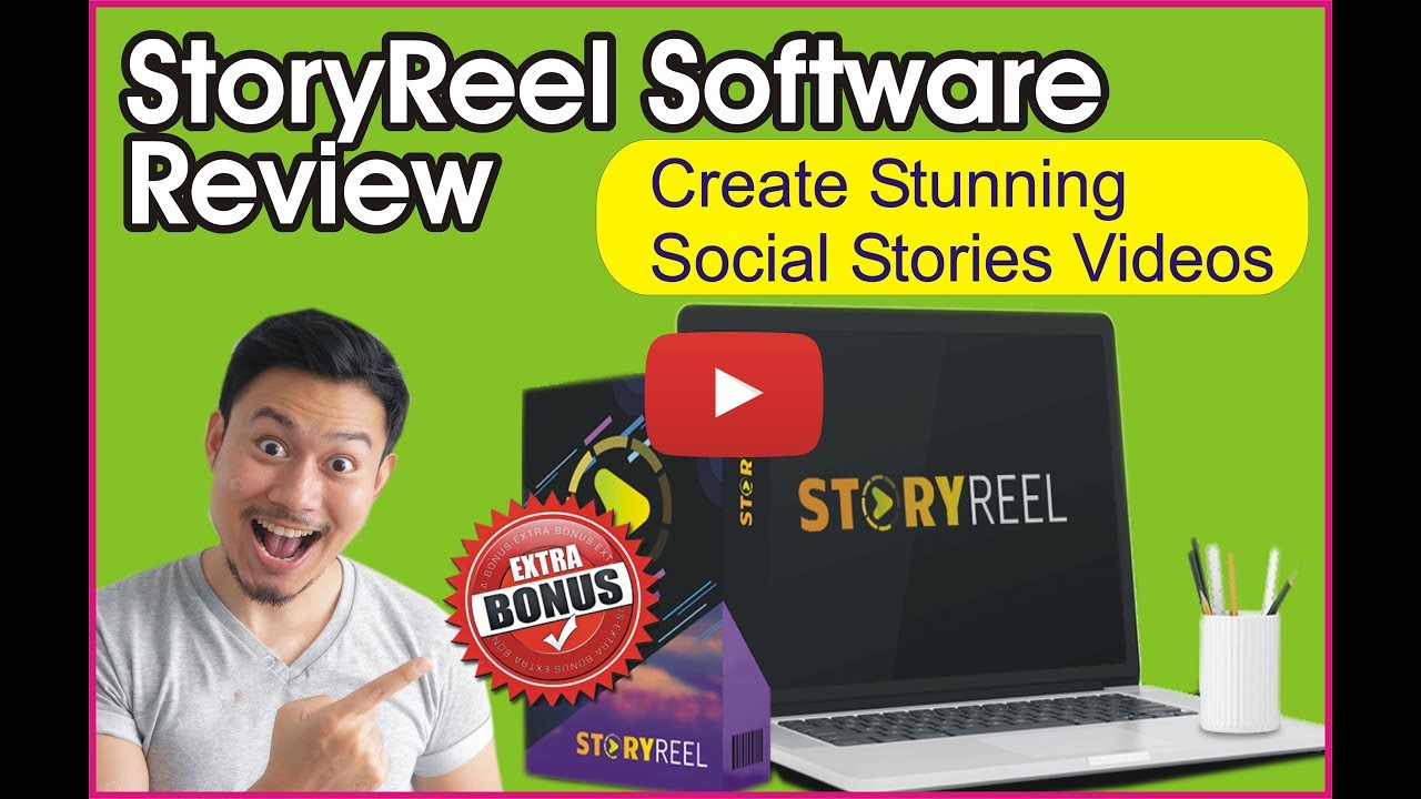 StoryReel Software Demo  Review and Bonus -  Create Stunning Social Stories Videos