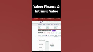 FREE Intrinsic Value Method #michaelburry #alibabastock #stocks