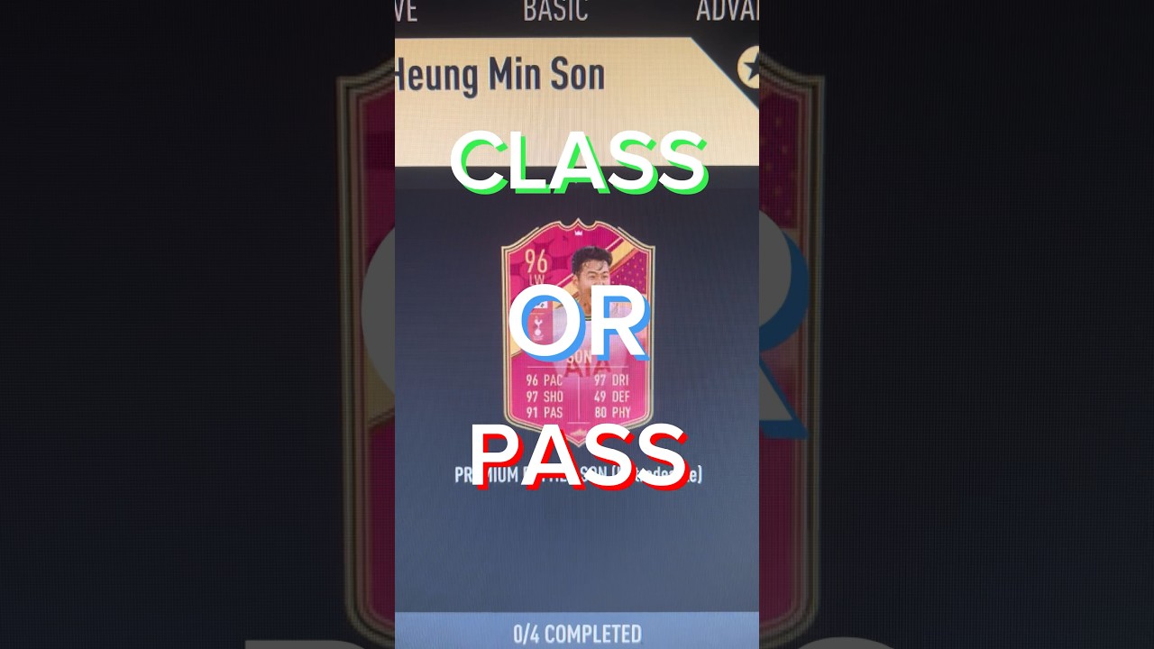 HEUNG MIN SON CLASS OR PASS
