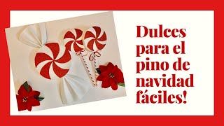 DIY DECORA CON DULCES TU ÁRBOL DE NAVIDAD/ CHRISTMAS TREE CANDY