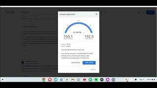 speed testing wifi on school crombook wifi network specturm