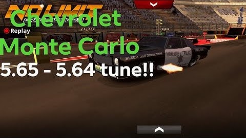 No limit drag racing 2 5.65  monte Carlo tune.. fastest 5.6 tune. please subscribe!!! thank you!!!