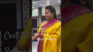 Pure dola  saree fashion indian