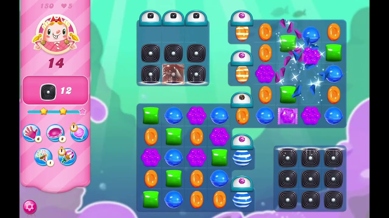 Candy Crush Saga Levels 150 To 155