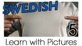 ⁣Learn Swedish Vocabulary with Pictures - All Parts of the Body