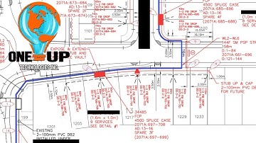 How to determine fiber optic splice locations from the network design