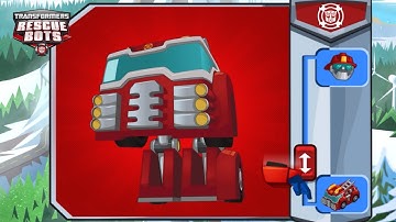 Transformers Rescue Bots: Hero 🤖 HEATWAVE, Avalanches Mission: Clear the snow to rescue civilians🔥!