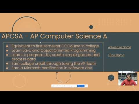 FCHS Computer Science   Pathway Tour & Student Experience