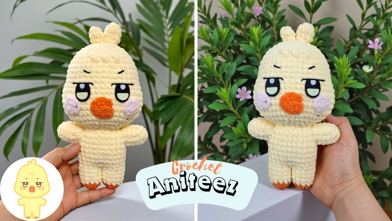 Plushies Aniteez Crochet - Ateez Aniteez bbyongMING Plush Amigurumi Crochet Tutorial