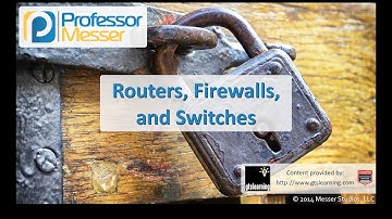 Routers, Firewalls, and Switches - CompTIA Security+ SY0-401: 1.1