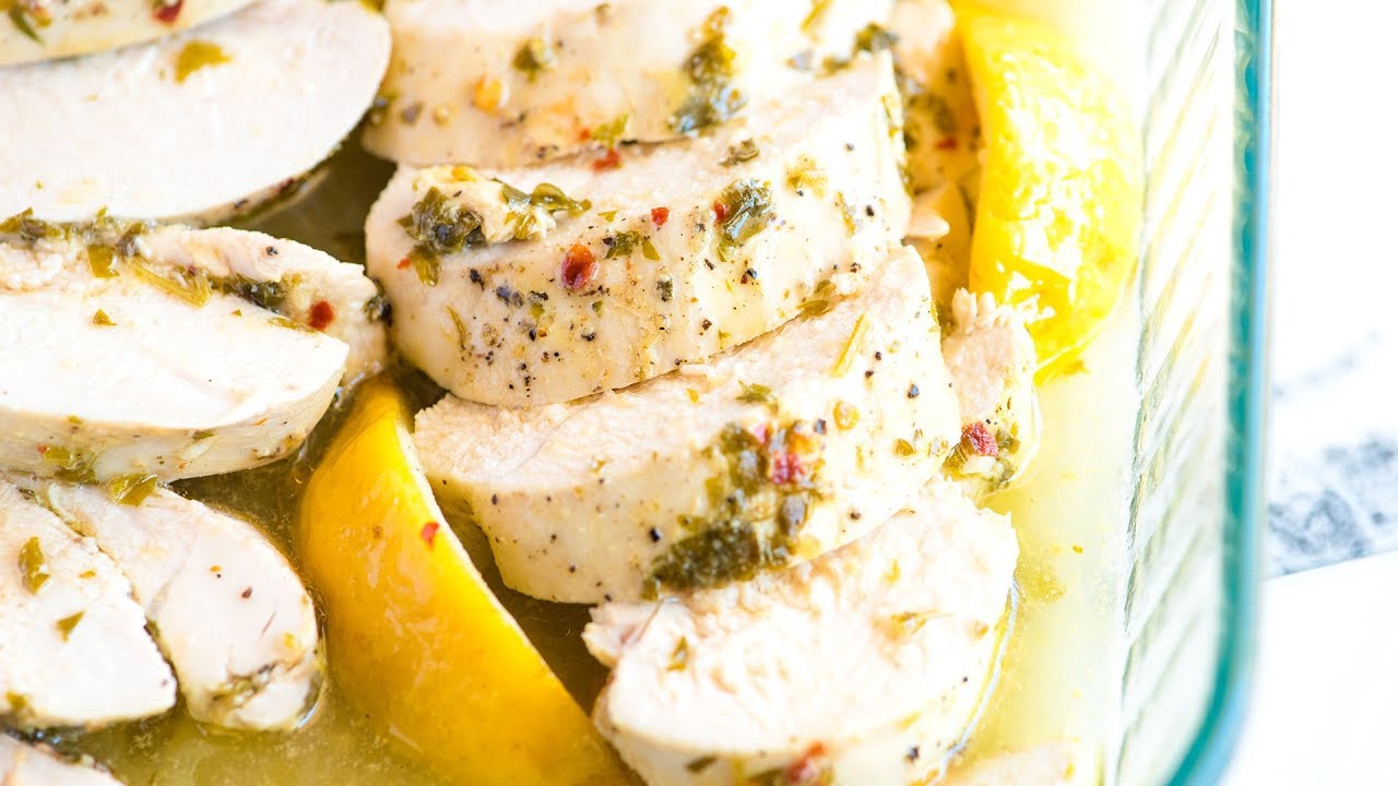 Baked Lemon Chicken Breast Recipe - YouTube