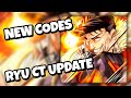 NEW RYU CT UPDATE CODES! CODES FOR JUJUTSU ZERO RYU CT UPDATE! ROBLOX JUJUTSU ZERO CODES