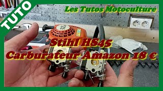 Stihl HS45 , Remplacement carburateur Amazon 18 €