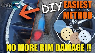 DIY How To Fix Wheel Curb Damage And Scratches! Easy!