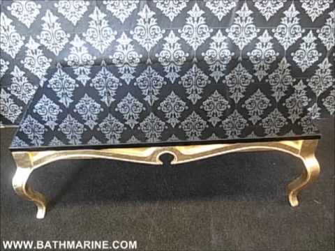 Bathmarine.es muebles lujo auténtico pan de plata y oro: cómodas ...