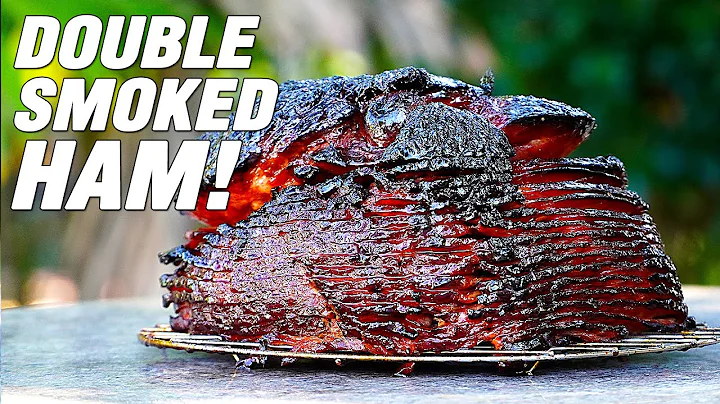 Easter Dinner BOURBON & APPLE Glazed Double Smoked Ham | Big Green Egg | Sunny Anderson Ham Recipe