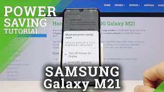 How to Enable Power Saver in SAMSUNG Galaxy M21 – Save Battery Power screenshot 5