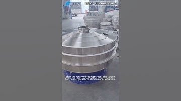 Rotary vibrating screen operation test #screeningmachine# #machine