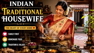 సాంప్రదాయ గృహిణి, पारंपरिक गृहिणी, TRADITIONAL HOUSEWIFE. @Powerpulse-e2z #trending #viral #youtube screenshot 1