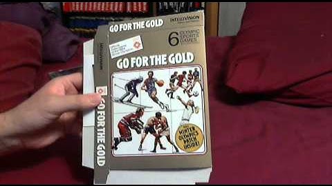 Go For The Gold Intellivision Reproduction Box