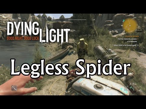 Dying Light Find the meteorite samples Legless Spider PS4 HD 1080p