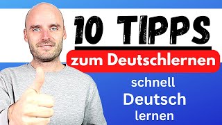 BESSER + SCHNELLER Deutsch lernen | 10 Tipps