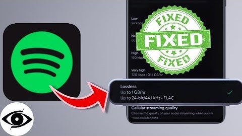How to Fix Lossless Audio Feature Not Showing On Spotify [2025] Lossless Audio Spotify
