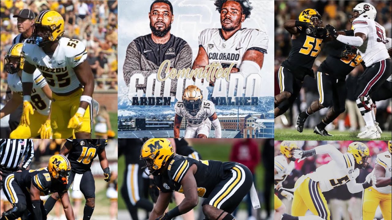 UNIVERSITY OF MISSOURI 6’2” 255LB DE HAS COMMITTED TO COLORADO!! COACH