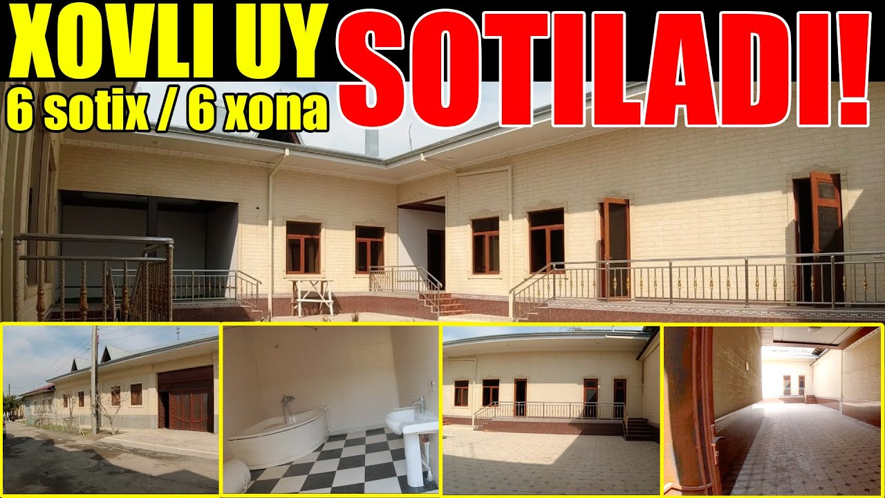 XOVLI UY SOTILADI | ANDIJON SHAHARDA 6 SOTIX/6 XONA | UY BOZOR