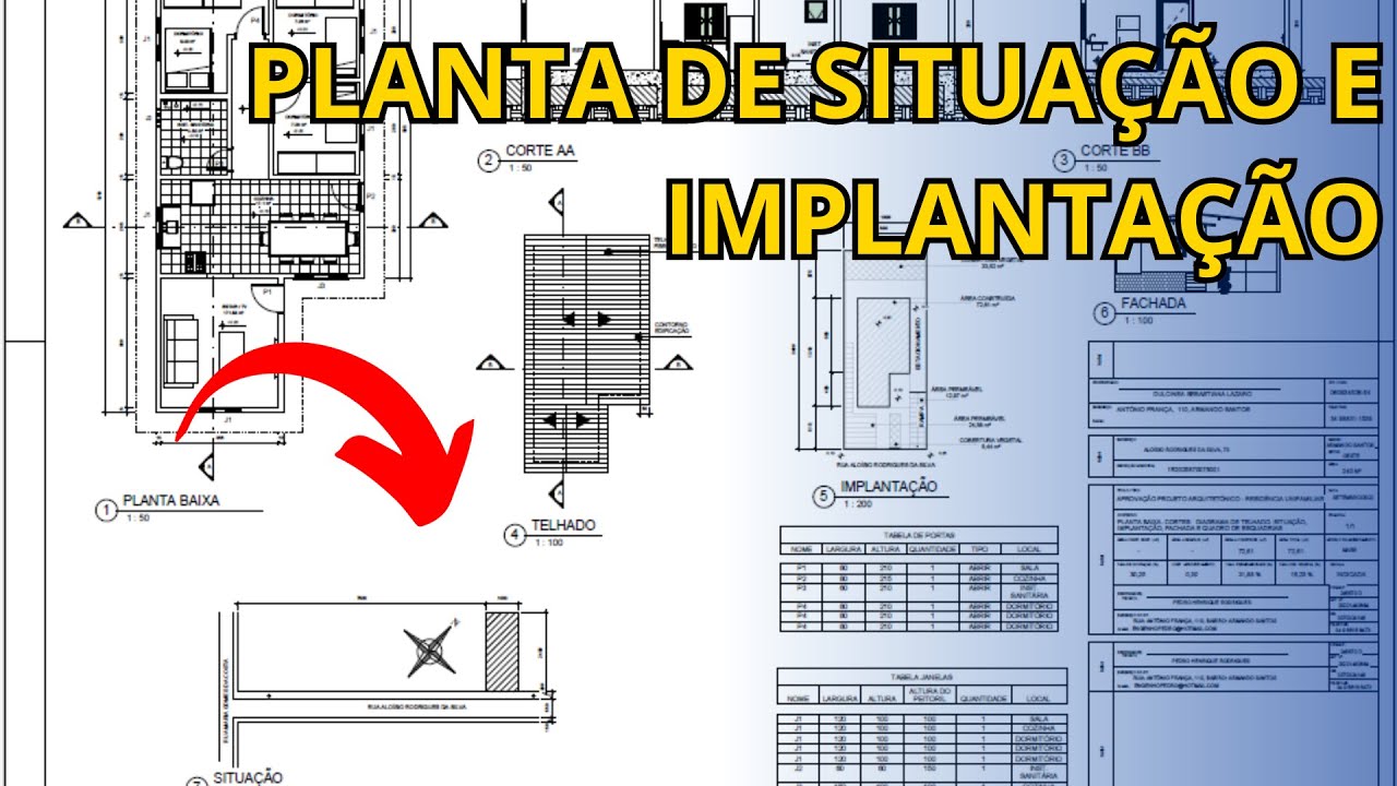 PLANTA DE SITUAÇÃO E IMPLANTAÇÃO I O que é ? Diferenças? Como ...