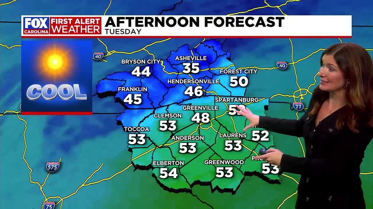 Brief cool down midweek, chance for rain over the weekend - YouTube