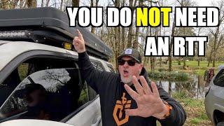 Don’t Spend Money on a RTT  Roof Top Tent VS Ground Tent  4Runner Overlanding Build