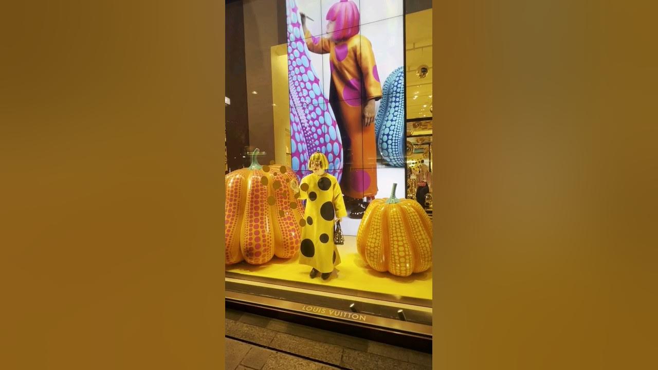 Louis Vuitton store boasts audio-animatronic Yayoi Kusama