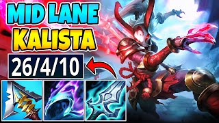 FULL BURST KALISTA MID LANE IS BROKEN (71000 DAMAGE) - League of Legends