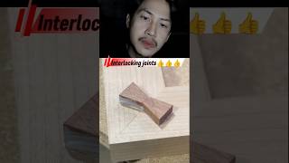 interlocking joint #woodworking #videoreaction