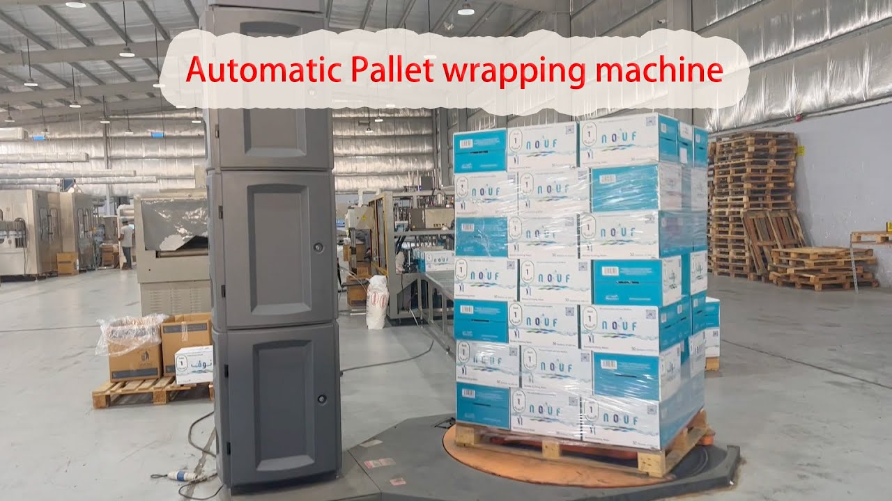 Saudi Arabia Automatic Pallet wrapping machine YouTube