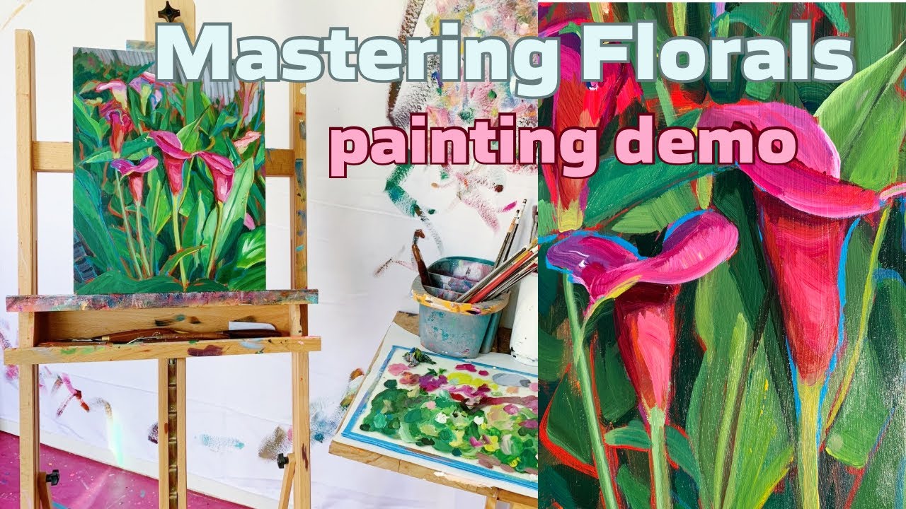 Mastering Florals How To Paint Flowers Using Acrylics YouTube Maxresdefault