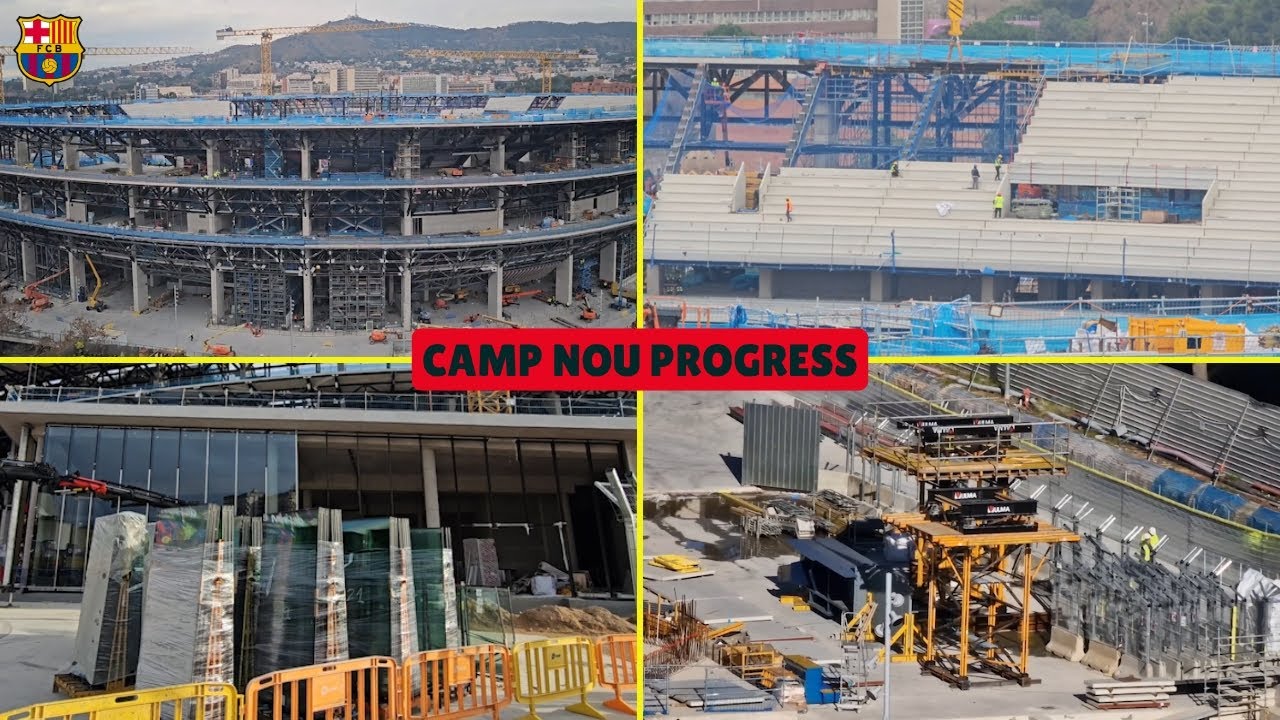 Spotify Camp Nou Construction Update | Latest Progress Across the Stadium