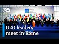 G20 summit in Rome focuses on climate change, coronavirus | DW News