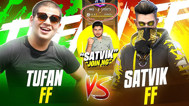 TUFAN VS SATVIK 🤯 1VS1 🥵 SATVIK JOINED NG GUILD 😱❤️  I LOST THE MATCH ??😥