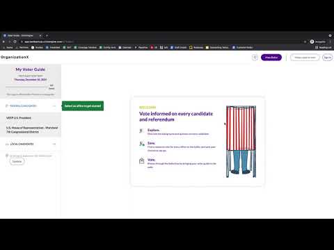 How To Navigate a BallotEngine Voter Guide