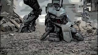 Robot Tapping His Feet Cartoon Version