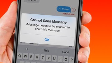 Cannot Send Message iMessage Needs To Be Enabled To Send This Message | 2025 ✅