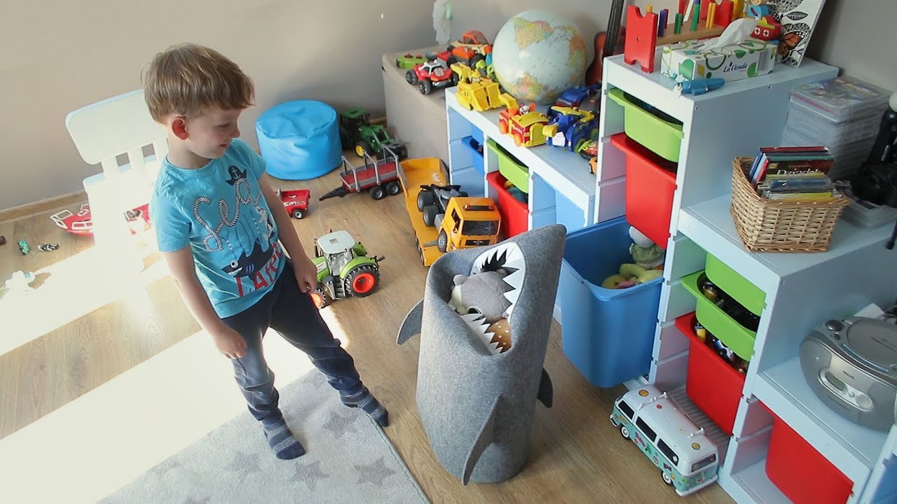 Baby Shark. Toy storage Shark basket. Laundry monster. YouTube